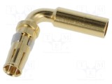 Pin mamă CONEC din aliaj cupru aurit 12-10AWG crimpat 30A pe cablu