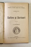 SATIRE SI SCRISORI de HORATIU , 1923