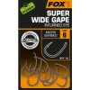 Carlige FOX Edges Armapoint Super Wide Gape In Turned Eye Nr.6 10buc/plic