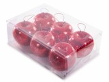 Cumpara ieftin Set 6 ornamente brad Mere rosii &Oslash; 7,5 cm x 7,5 H
