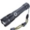 Lanterna LED XH P50 Incarcare USB Zoom Reglabil Acumulator 18650 X71