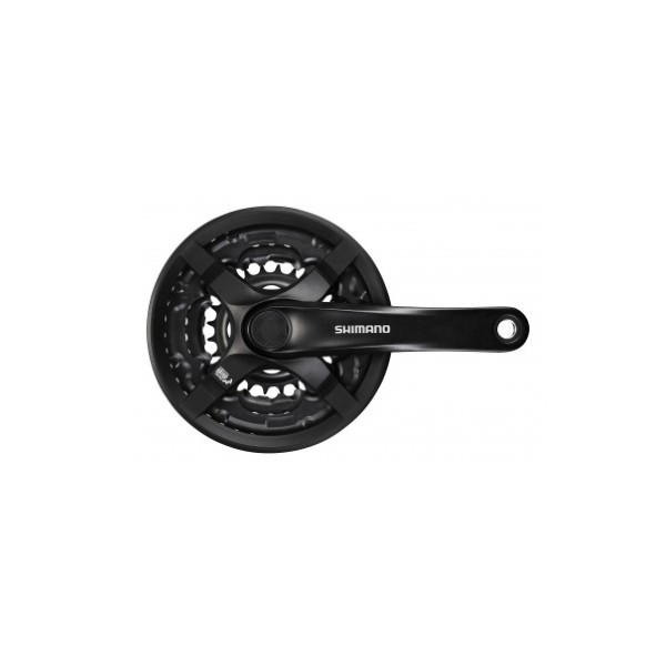 Angrenaj Pedalier Shimano Tourney Fc-Ty501, 48X38X28T, Brat 175Mm, Pt. 6/7/8 Vit... Cod:EFCTY501E888CLB