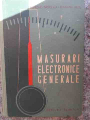 Masurari Electronice Generale - E. Nicolau M. Belis ,533941 foto