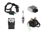 CDI + Bobina Inductie + Releu Pornire + Releu Incarcare Scuter 4T 49cc 50cc 80cc, TMMP