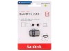 Pendrive Sandisk Ultra Dual OTG USB 3.0, 128GB, Viteza citire 150MB/s, USB A/Micro USB