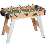 SPORTNOW Fotbal de Masă, 89 cm, Set Joc, Marcatori Manuali, Stejar Galben | Aosom Romania