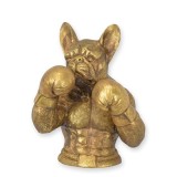 Bust buldog boxer-statueta din rasini speciale NC-84