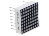 Afişaj LED matrice 8x8 portocalie 70mcd 20x20mm 2,1-2,5V