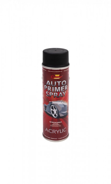 Spray vopsea Profesional CHAMPION Primer NEGRU 500ml Automotive TrustedCars