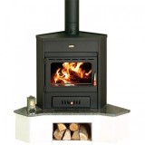 Soba pe lemne,Prity AMB, metalica, 4,1 kg/h, 720 x 550 x 720