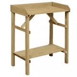 Cumpara ieftin Masă jardinieră de grădină 75x40x90 cm lemn de pin tratat