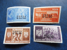 Romania 1941 LP 146 III FRATIA DE ARME ROMANO-GERMANA Nestampilate Sarniera T98 foto