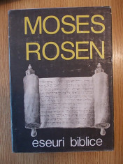 ESEURI BIBLICE EDITIA A II A-DR MOSES ROSEN, COPERTA CARTONATA, r1c foto