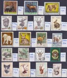 Lot filatelic Faună / Mamifere Sălbatice &amp; Domestice (Polonia, Ungaria, URSS, Cuba, Spania, Australia) - A991