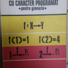 Algebra Cu Caracter Programat Pentru Gimnaziu - Dan Nica, Maria Nica ,549738