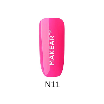 Makear Gel colorat pentru unghii &amp;ndash; Neon fuchsia &amp;ndash; N11, 8ml foto