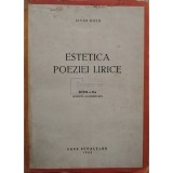 Liviu Rusu - Estetica poeziei lirice, editia a II-a (Editia: 1944)