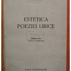 Liviu Rusu - Estetica poeziei lirice, editia a II-a (editia 1944)