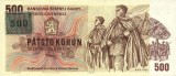 CEHIA █ bancnota █ 500 Korun █ 1993 █ P-2 █ CU TIMBRE █ UNC █ necirculata