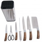 Set cutite si accesorii bucatarie cu suport Grunberg LST15