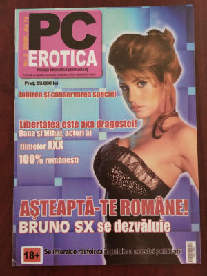 PC Erotica - Numărul 2 din 2005 - conține CD filme adulți și imagini explicite foto