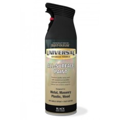 Vopsea Spray Universal Negru Satin 400ml