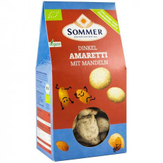 Biscuiti din Faina de Grau Spelta cu Migdale Bio Amaretti 125gr Sommer