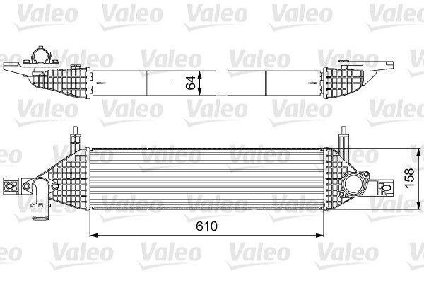 VALEO 818633 Intercooler compresor