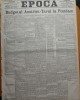 Ziarul Epoca, 29 octombrie 1899 ; Bugetul Austriei - Tarul la Potsdam