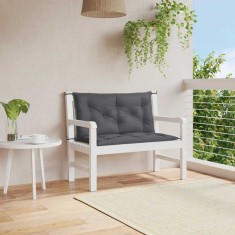 vidaXL Perna banca de gradina antracit 100x(50+50)x7 cm textil oxford foto