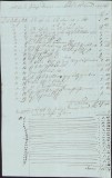 HST A371 Chitanță olografă 1830 limba germană filigran BB