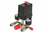 Presostat universal 380 400V trifazat trifazic regulator presiune manometru (M8068694), Oem