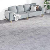 vidaXL Plăci de Pardoseală 18 pcs Gri 5,26 m&sup2; PVC 42046292