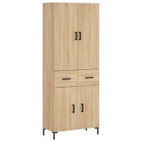 Cumpara ieftin Dulap inalt, stejar sonoma, 69,5x34x180 cm, lemn compozit
