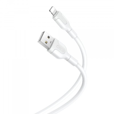 Cablu Date si Incarcare USB-A - Lightning XO Design NB212, 18W, 1m, Alb foto