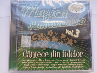 Cd-Muzica populara romaneasca-Cantece din folclor vol3 foto