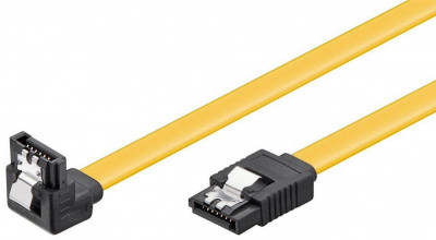 Cablu HDD S-ATA3 6Gbit/s 90 Clip SATA L - SATA L 1m GOOBAY foto