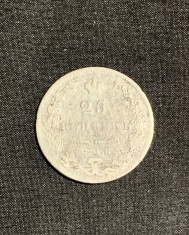 Moneda 25 copeici 1827 Rusia argint
