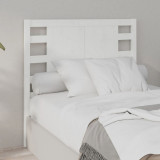 VidaXL Tăblie de pat, alb, 106x4x100 cm, lemn masiv de pin
