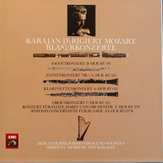 Editie cartonata 3XLP Mozart - – Karajan Dirigiert Mozart - Bläserkonzerte (EX)