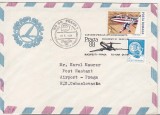 bnk fil Plic stampila ocazionala Expofil Praga 88 - zbor Tu-134 Bucuresti-Praga