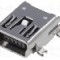Conector USB B mini, {{Montare mecanica}}, ADAM TECH - MUSB-B5-S-RA-TSMT-CS1