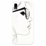 Husa silicon pentru Apple Iphone XR, Girl Face