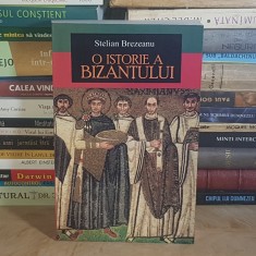 STELIAN BREZEANU - O ISTORIE A BIZANTULUI , 2004 , DEDICATIE / AUTOGRAF #