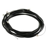 Cumpara ieftin Set cabluri moped Piaggio Si (79-88) - Si 50 FL2 (91-97) - Si 50 Mix (96-99) 2T AC 50cc (kit 4 cabluri) - culoare camasa: negru