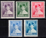 Romania 1930, LP 83, Mihai I format mic, uzuale, seria, MNH LUX!, Regi, Nestampilat