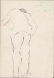 A1686 Schiță de Dimitrie &bdquo;Puiu&rdquo; Eitel, 1940, semnată