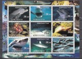 M2 QC 39 - Colita foarte veche - Kirghistan - specii marine - bloc