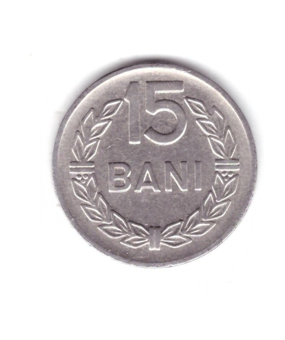 Moneda 15 bani 1960, stare buna, curata, cant intreg