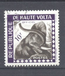 Haute Volta 1963 Animals, used AE.275